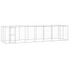 Outdoor Dog Kennel Galvanized Steel 182.3 ft¬≤