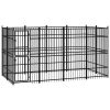 Outdoor Dog Kennel Steel 79.3 ft¬≤