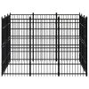 Outdoor Dog Kennel Steel 89.2 ft¬≤