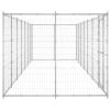 Outdoor Dog Kennel Galvanized Steel 182.3 ft¬≤