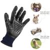 Pet Hair Removal Gloves; Pet Grooming Gloves; Bathing; Hair Remover Gloves; Gentle Brush for Cats; Dogs; and Horses