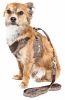 Pet Life Luxe 'Houndsome' 2-In-1 Mesh Reversible Plaided Collared Adjustable Dog Harness-Leash