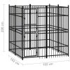 Outdoor Dog Kennel Steel 39.7 ft¬≤